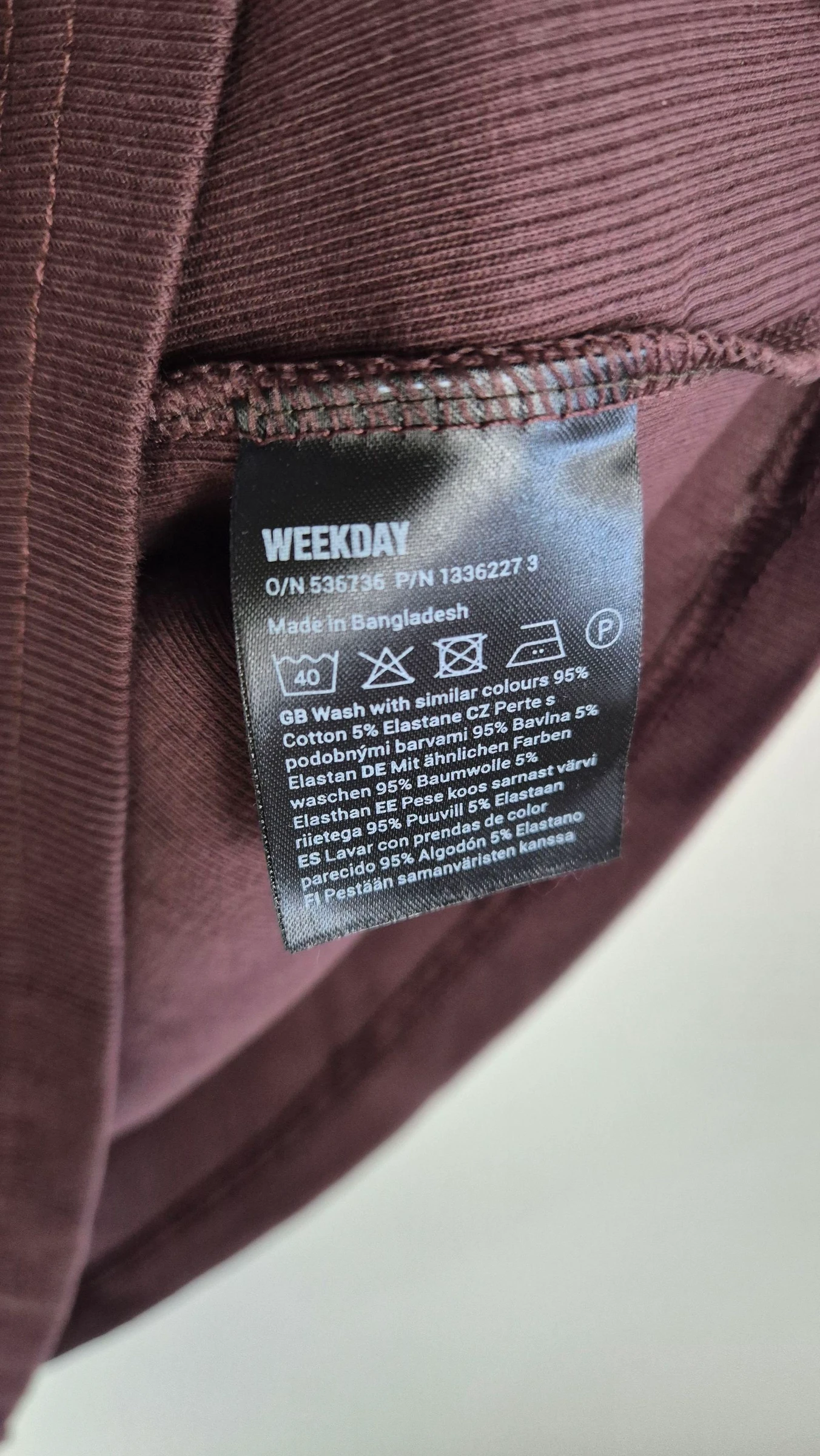 Camiseta de tirantes acanalada marrón de Weekday para mujer talla XL – photo 4